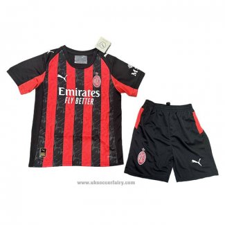 AC Milan Home Shirt Kids 2025-2026
