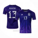 Argentina Player Romero Away Shirt 2022