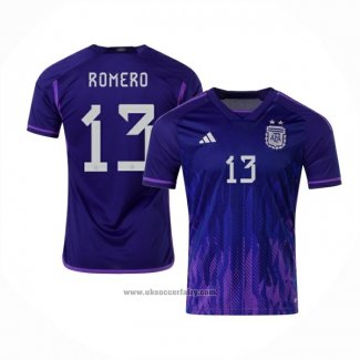 Argentina Player Romero Away Shirt 2022