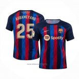 Barcelona Player Aubameyang Home Shirt 2022-2023