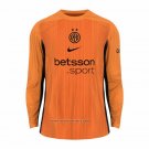 Inter Milan Goalkeeper Shirt Long Sleeve 2025-2026 Orange