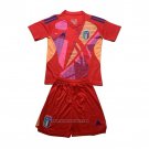 Italy Goalkeeper Shirt Kids 2024-2025 Red