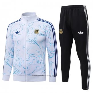 Jacket Tracksuit Argentina Kids 2026-2027 White