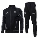Jacket Tracksuit Manchester City Kids 2025-2026 Black
