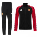 Jacket Tracksuit Manchester United 2025-2026 Black