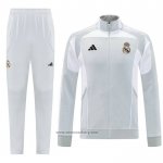Jacket Tracksuit Real Madrid 2025-2026 Grey White