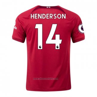 Liverpool Player Henderson Home Shirt 2022-2023