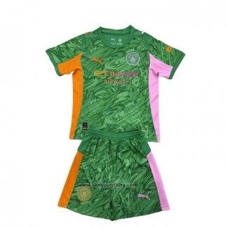 Manchester City Goalkeeper Shirt Kids 2025-2026 Green