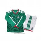 Mexico Home Shirt Long Sleeve Kids 2026