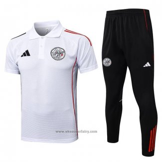 Polo Set del Ajax 2025-2026 White