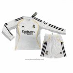 Real Madrid Home Shirt Long Sleeve Kids 2025-2026