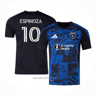 San Jose Earthquakes Player Cristian Espinoza Home Shirt 2025