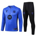 Sweatshirt Tracksuit Barcelona Kids 2025-2026 Blue Purple