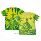 Thailand Brazil Jesus Shirt 2025-2026 Yellow Green
