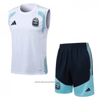 Tracksuit Argentina Without Sleeves 2025-2026 White