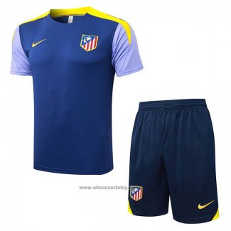 Tracksuit Atletico Madrid Short Sleeve 2025-2026 Blue - Shorts