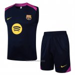 Tracksuit Barcelona Without Sleeves 2025-2026 Black