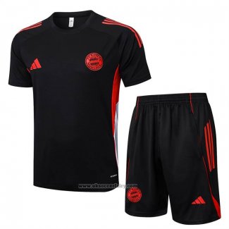 Tracksuit Bayern Munich Short Sleeve 2025-2026 Black - Shorts