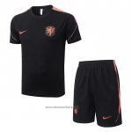 Tracksuit Holland Short Sleeve 2026-2027 Black - Shorts