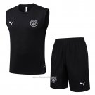 Tracksuit Manchester City Without Sleeves 2025-2026 Black