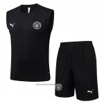 Tracksuit Manchester City Without Sleeves 2025-2026 Black