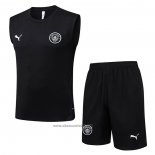 Tracksuit Manchester City Without Sleeves 2025-2026 Black