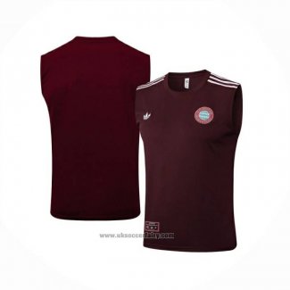 Training Shirt Bayern Munich Without Sleeves 2025-2026 Red