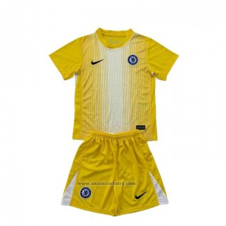 Chelsea Goalkeeper Shirt Kids 2025-2026 Yellow