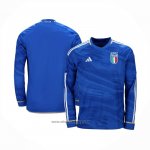 Italy Home Shirt Long Sleeve 2023-2024