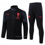 Jacket Tracksuit AC Milan Kids 2025-2026 Black