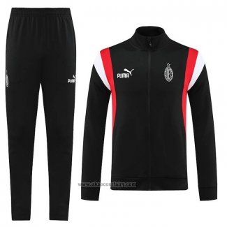 Jacket Tracksuit AC Milan Kids 2023-2024 Black