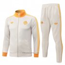 Jacket Tracksuit Bayern Munich Kids 2026-2027 Crema Orange