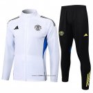 Jacket Tracksuit Manchester United Kids 2025-2026 White