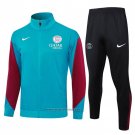 Jacket Tracksuit Paris Saint-Germain Kids 2024-2025 Blue
