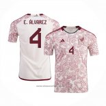 Mexico Player E.alvarez Away Shirt 2022