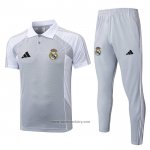 Polo Set del Real Madrid 2025-2026 Grey