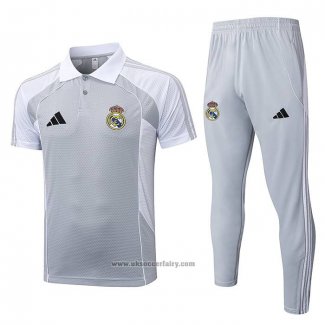 Polo Set del Real Madrid 2025-2026 Grey