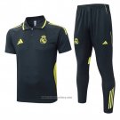 Polo Set del Real Madrid 2025-2026 Grey Dark