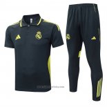 Polo Set del Real Madrid 2025-2026 Grey Dark