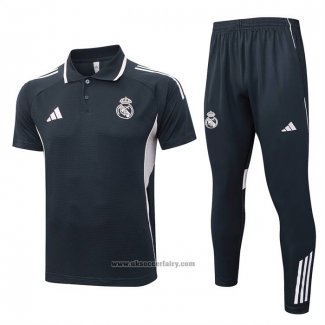 Polo Set del Real Madrid 2025-2026 Grey Pink