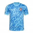 Portugal Goalkeeper Shirt 2024 Blue