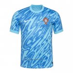 Portugal Goalkeeper Shirt 2024 Blue
