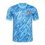 Portugal Goalkeeper Shirt 2024 Blue