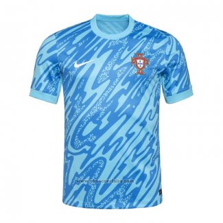 Portugal Goalkeeper Shirt 2024 Blue