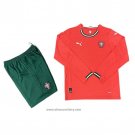 Portugal Home Shirt Long Sleeve Kids 2025