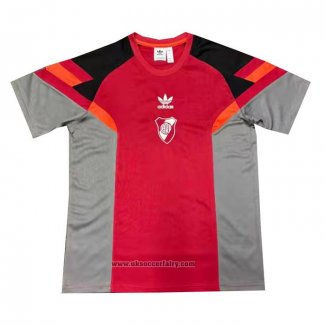 Pre-match Shirt River 2024 Grey Red