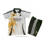 Real Madrid Dragon Shirt Kids 2025-2026 White