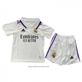 Real Madrid Home Shirt Kids 2022-2023