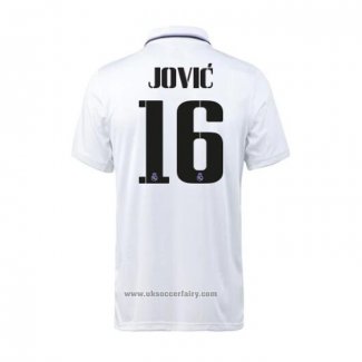 Real Madrid Player Jovic Home Shirt 2022-2023