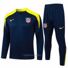 Sweatshirt Tracksuit Atletico Madrid Kids 2025-2026 Blue